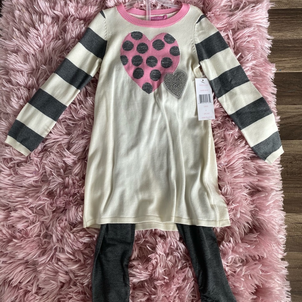 Never worn, two piece outfit